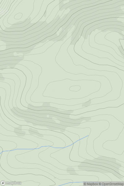 Thumbnail image for Garneddwen showing contour plot for surrounding peak