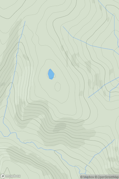 Thumbnail image for Cripiau Eisteddfa-fach showing contour plot for surrounding peak