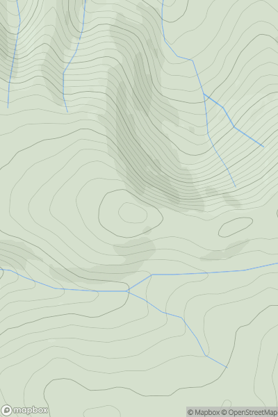 Thumbnail image for Mawnog showing contour plot for surrounding peak