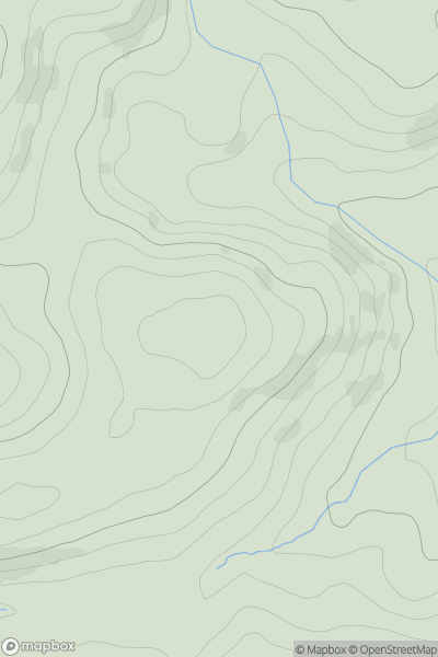 Thumbnail image for Bryn Moel showing contour plot for surrounding peak