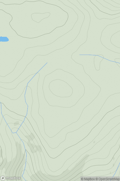 Thumbnail image for Cynwch Bank showing contour plot for surrounding peak