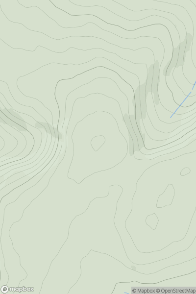 Thumbnail image for Bryn Titli showing contour plot for surrounding peak