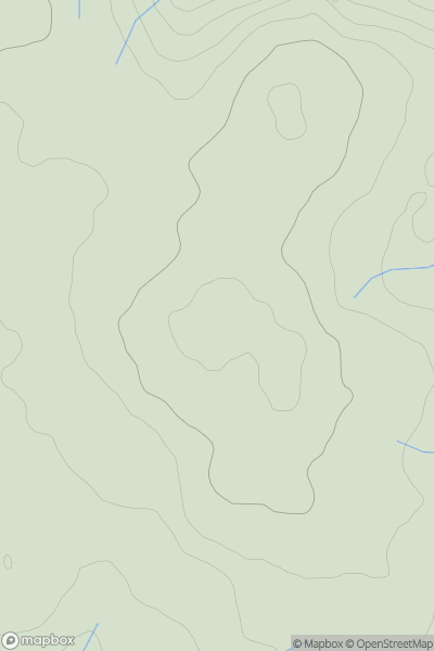 Thumbnail image for Bryn Llychese (Banc Nant-rhys) showing contour plot for surrounding peak