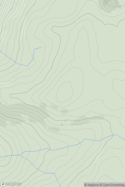Thumbnail image for Banc Hir showing contour plot for surrounding peak