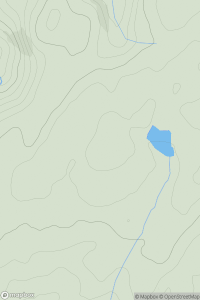 Thumbnail image for Garn Gron East Top showing contour plot for surrounding peak