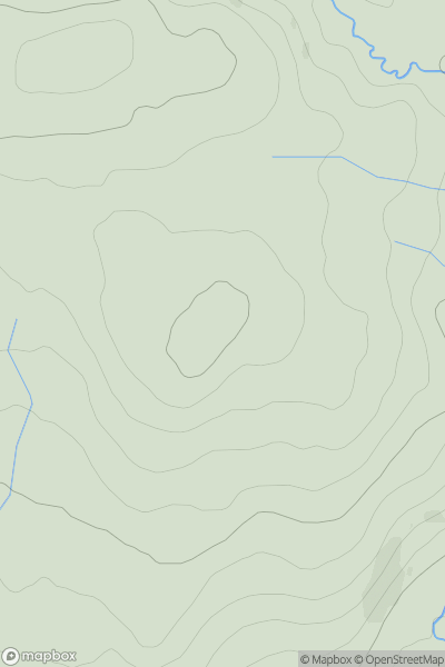Thumbnail image for Esgair Hengae showing contour plot for surrounding peak
