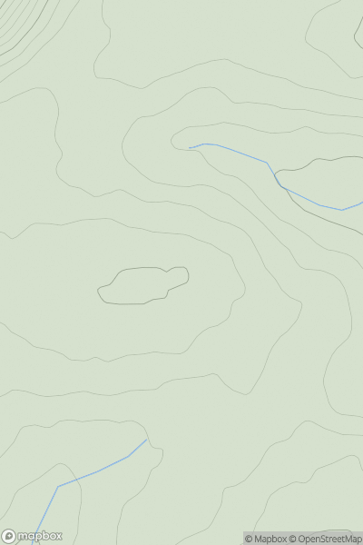 Thumbnail image for Esgair Perfedd showing contour plot for surrounding peak