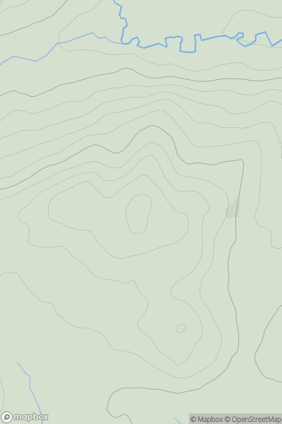 Thumbnail image for Esgair Wen showing contour plot for surrounding peak