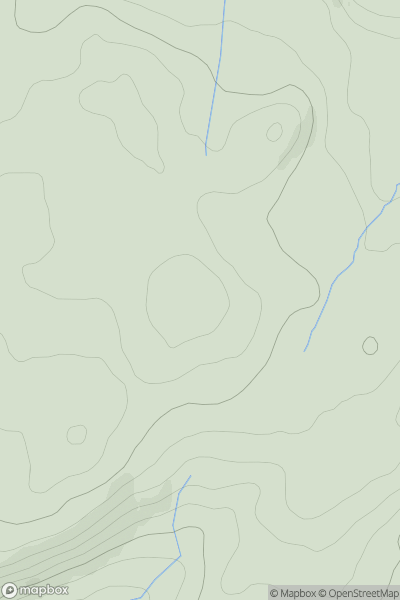 Thumbnail image for Bryn Brawd showing contour plot for surrounding peak
