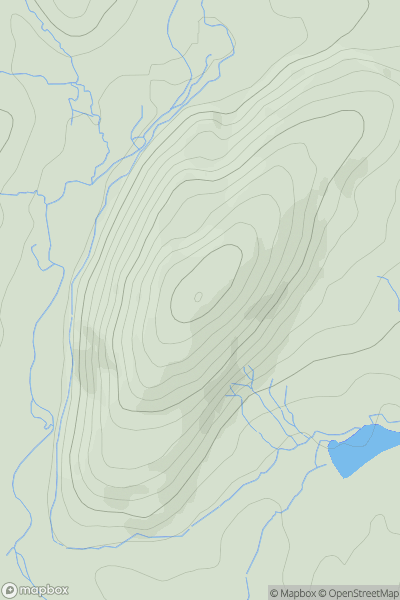 Thumbnail image for Garth Bank showing contour plot for surrounding peak