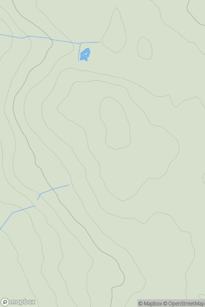 Thumbnail image for Comins Pen-y-banc (old GR) showing contour plot for surrounding peak