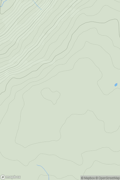 Thumbnail image for Blaen Onneu showing contour plot for surrounding peak