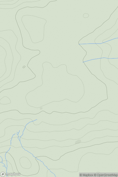 Thumbnail image for Banc y Celyn showing contour plot for surrounding peak