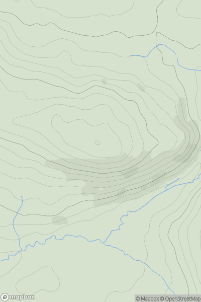 Thumbnail image for Pentir-bach showing contour plot for surrounding peak
