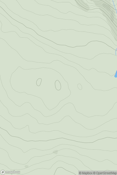 Thumbnail image for Pen-rhiw-Ifor showing contour plot for surrounding peak