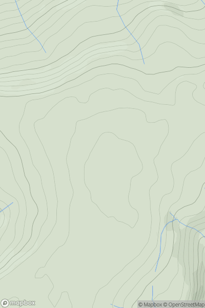 Thumbnail image for Moel y Hyrddod showing contour plot for surrounding peak