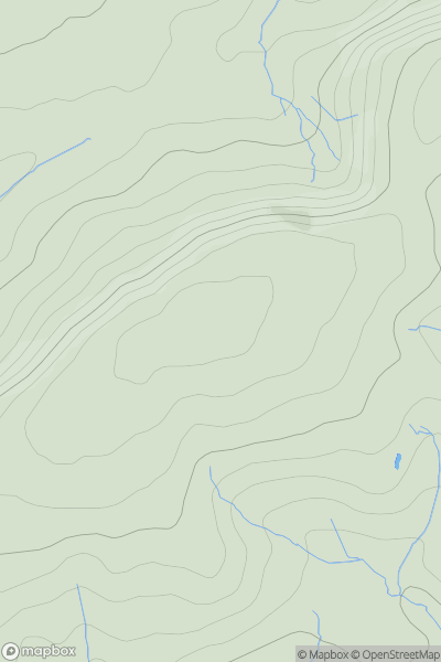 Thumbnail image for Craig y Saeson (Craigwith) showing contour plot for surrounding peak