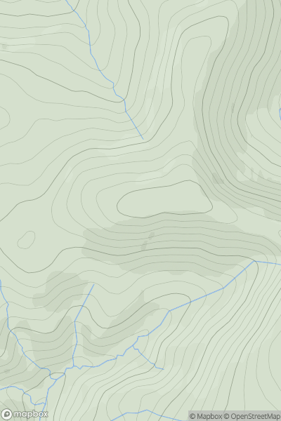 Thumbnail image for Windy Rig showing contour plot for surrounding peak
