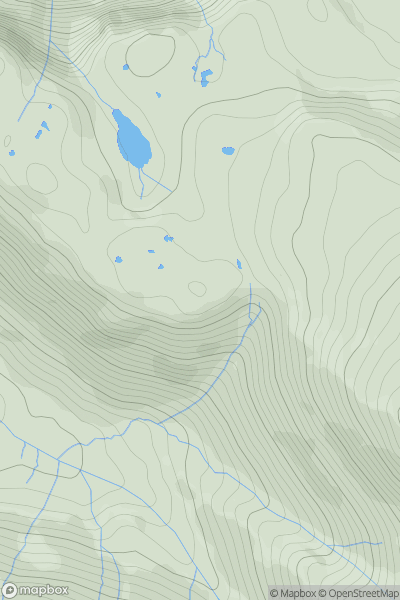 Thumbnail image for Seavy Knott showing contour plot for surrounding peak