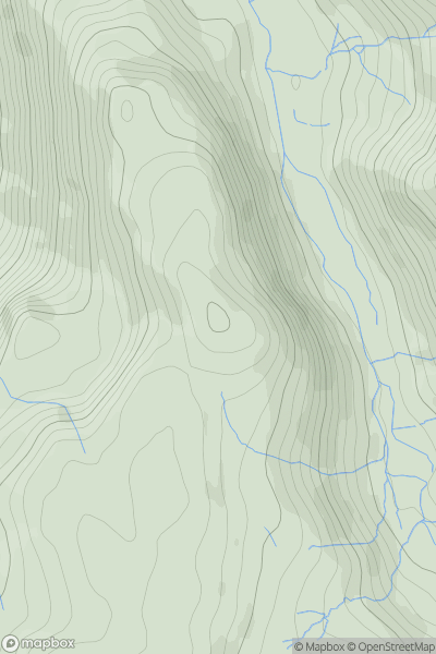 Thumbnail image for Ether Knott showing contour plot for surrounding peak