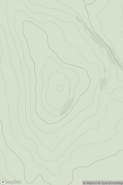 Thumbnail image for Whin Scar showing contour plot for surrounding peak