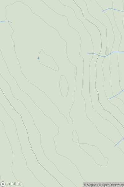 Thumbnail image for Great Blacklaw Hill showing contour plot for surrounding peak