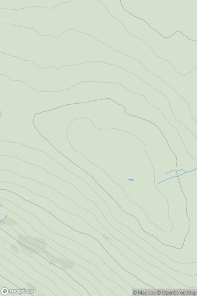 Thumbnail image for Croglin Fell showing contour plot for surrounding peak