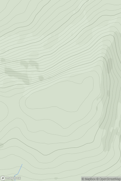 Thumbnail image for Meall Blair showing contour plot for surrounding peak