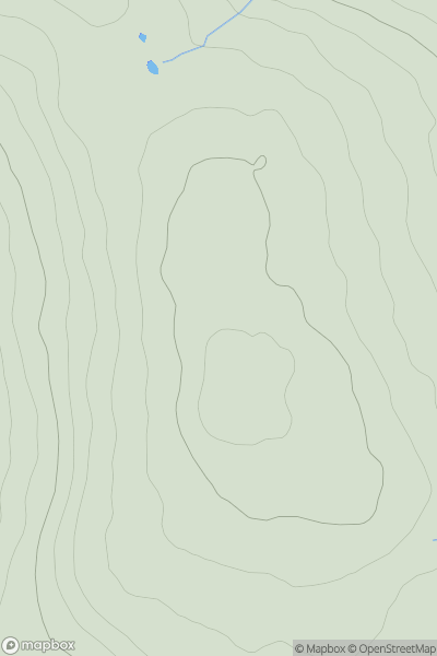 Thumbnail image for Monk's Moor showing contour plot for surrounding peak