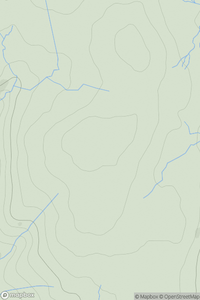 Thumbnail image for Robert's Seat showing contour plot for surrounding peak