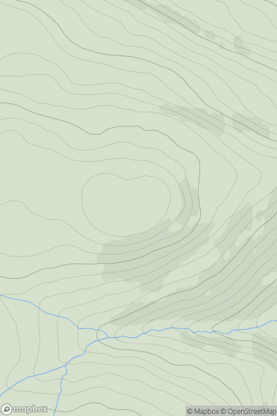 Thumbnail image for Blea Barf showing contour plot for surrounding peak