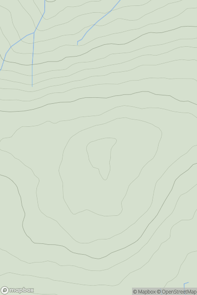 Thumbnail image for Long Man showing contour plot for surrounding peak