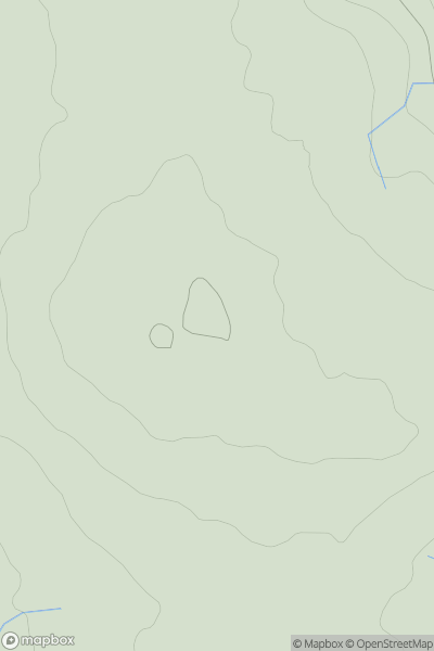 Thumbnail image for Harwood Carrs showing contour plot for surrounding peak