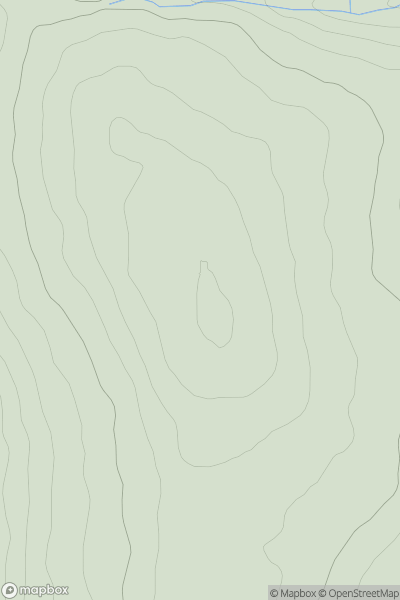 Thumbnail image for Islington Hill showing contour plot for surrounding peak