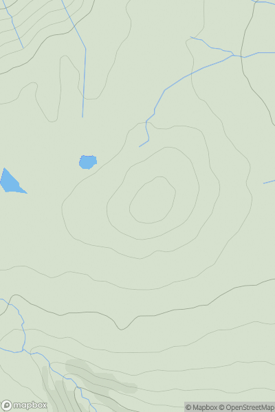 Thumbnail image for Great Haw showing contour plot for surrounding peak