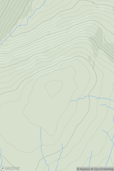 Thumbnail image for High Pike showing contour plot for surrounding peak