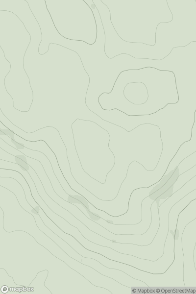 Thumbnail image for Clapham High Mark showing contour plot for surrounding peak