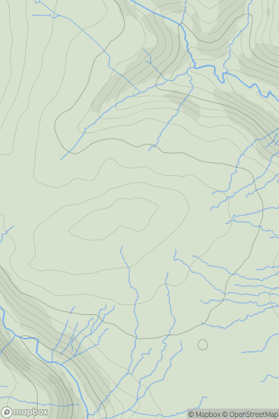 Thumbnail image for Alport Moor showing contour plot for surrounding peak