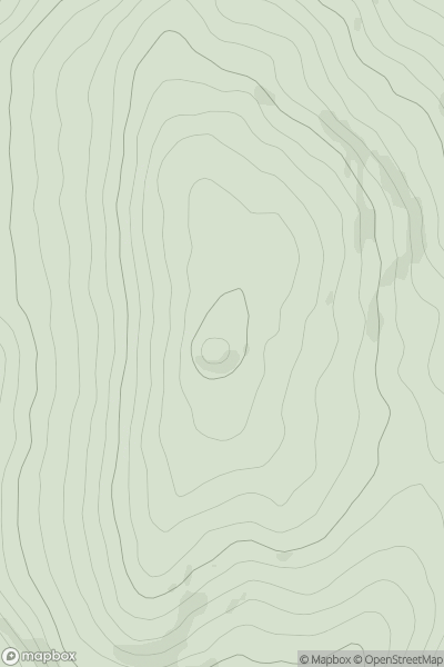 Thumbnail image for Croker Hill (Sutton Common) showing contour plot for surrounding peak