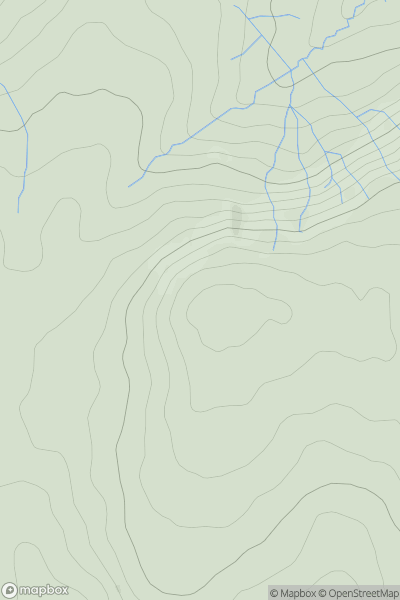 Thumbnail image for Weets Hill showing contour plot for surrounding peak