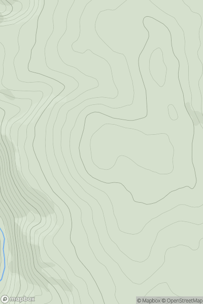 Thumbnail image for Tissington Hill (Reynard's Cave Hill) showing contour plot for surrounding peak