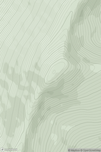 Thumbnail image for Gulvain (Gaor Bheinn) showing contour plot for surrounding peak