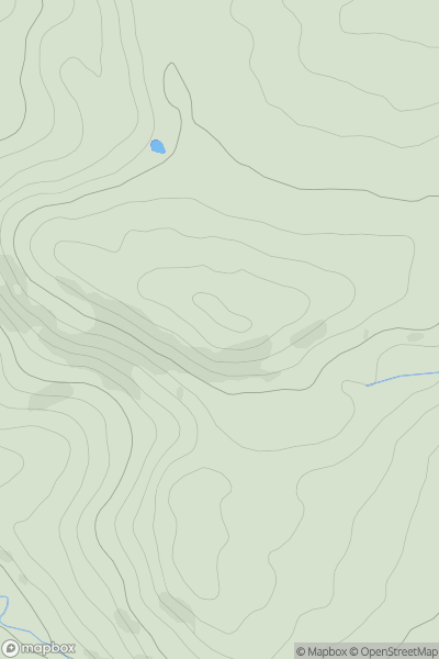 Thumbnail image for Haw Cliff (Thurstonland Hill) showing contour plot for surrounding peak