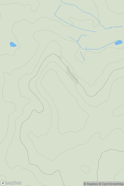 Thumbnail image for Bignall Hill showing contour plot for surrounding peak