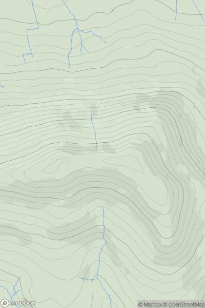 Thumbnail image for White Hill (Hasty Bank) showing contour plot for surrounding peak