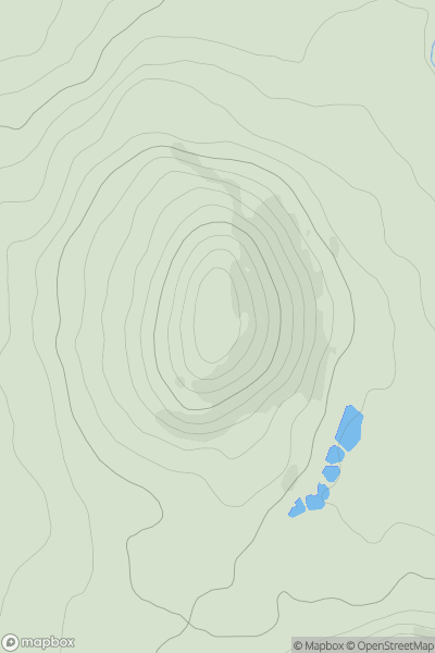 Thumbnail image for Whorl Hill showing contour plot for surrounding peak
