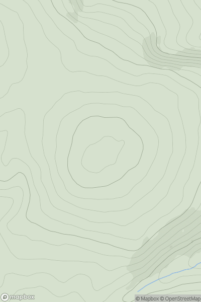 Thumbnail image for Colebatch Hill showing contour plot for surrounding peak