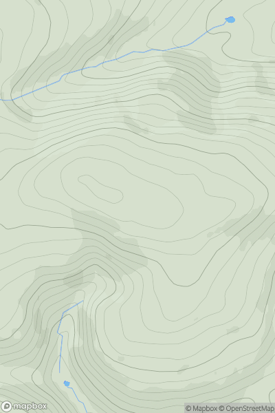 Thumbnail image for Hopton Titterhill showing contour plot for surrounding peak