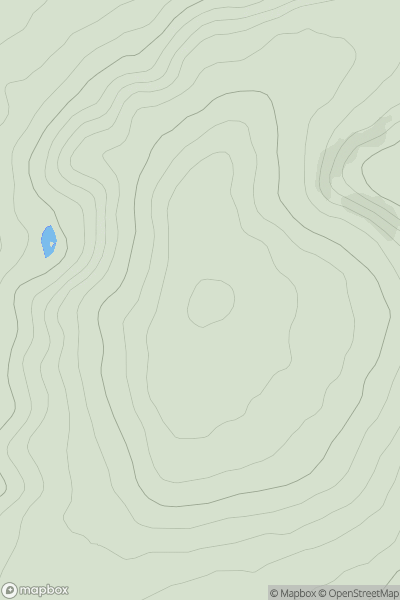 Thumbnail image for Brailes Hill showing contour plot for surrounding peak