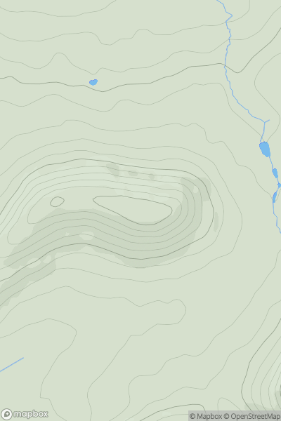 Thumbnail image for Cam Long Down showing contour plot for surrounding peak